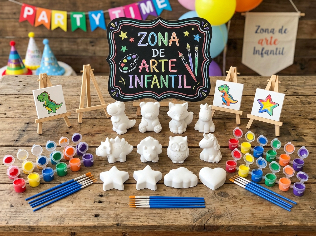 Kits Individuales de Pintura en Yeso para Bolos